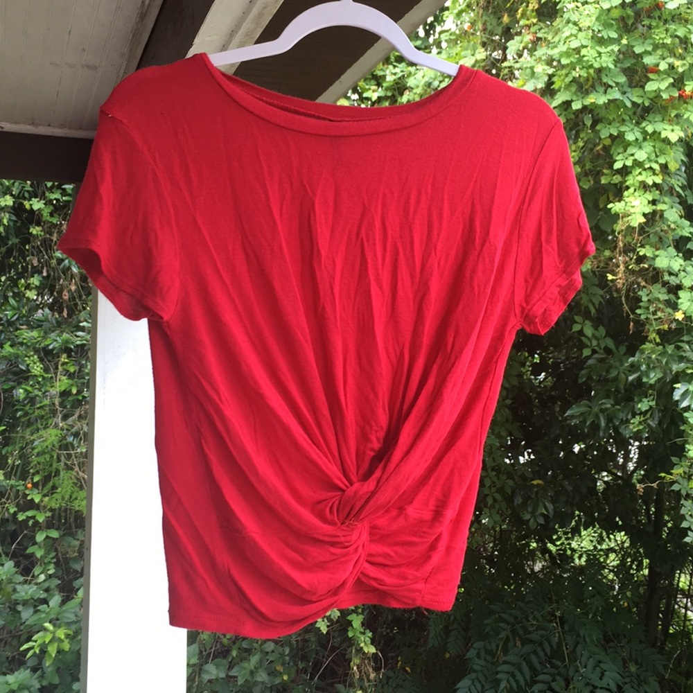 Splash red shirt